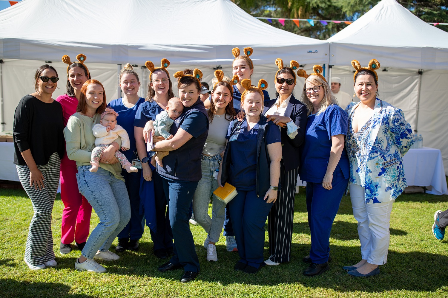 San Midwives, Doctors, Mums and Bubs at Teddy Bears Picnic